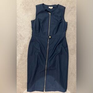 Calvin Klein size 12 blue dress